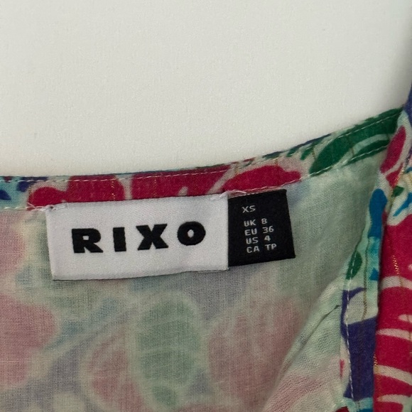 RIXO “Roxy” Colorful Floral Mini Dress - Picture 4 of 6